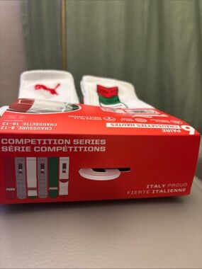 Puma Italian Proud Men’s Crew Socks – soccer competition series
